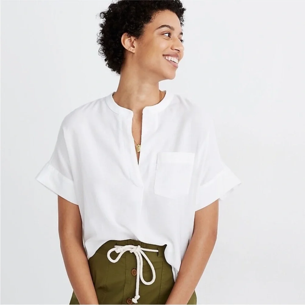 Madewell Bower Popover Shirt Womens Size Small - Picture 1 of 5